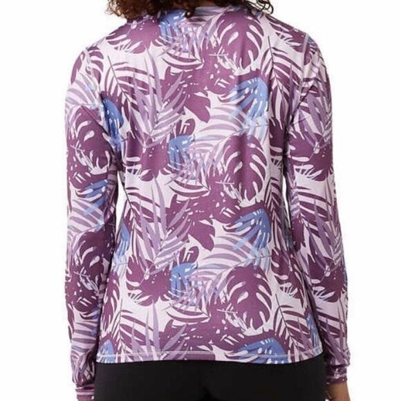 32 Degree's Women's Sun Tee Long Sleeve Purple Size XL NWT - Picture 7 of 8